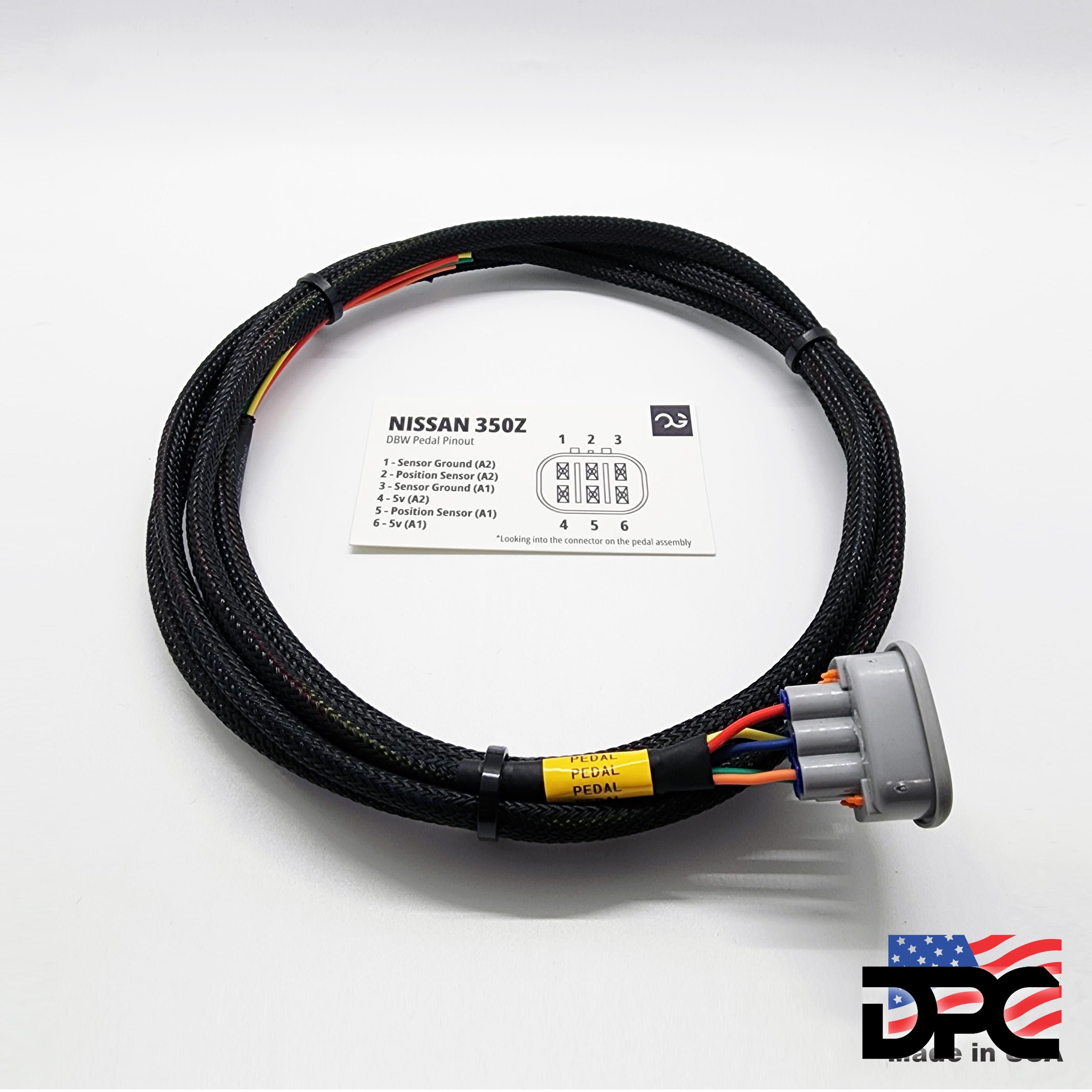 350z DBW Pedal Harness - 6ft Unterminated photo 1 of 1