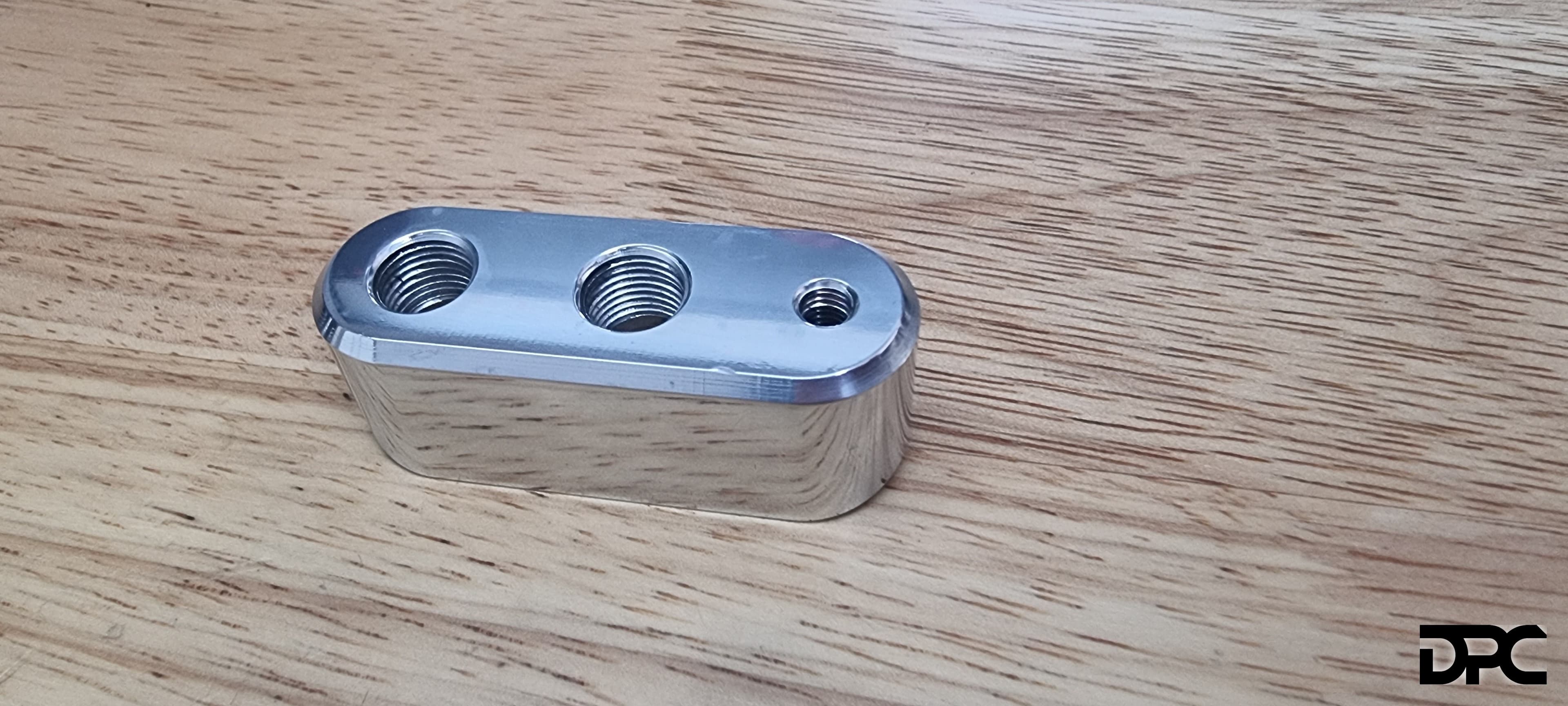 Billet Weld-On Aluminum Boss - sensor ports photo 1 of 1